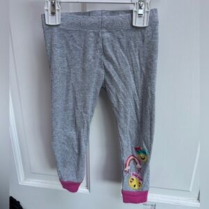🎉HP🎊 Member’s Mark 2T Girls Gray & Pink Emoji Pajama Pants